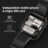SIMU Sports Smart Watch SIM Card  Bluetooth 3 0 Message Reminder Electronic Watch Golden