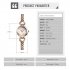 SKMEI 1408 Luxury Women Quartz Wristwatch Fashion Casual Simple 30M Waterproof Alloy Band Ladies Watch Silver