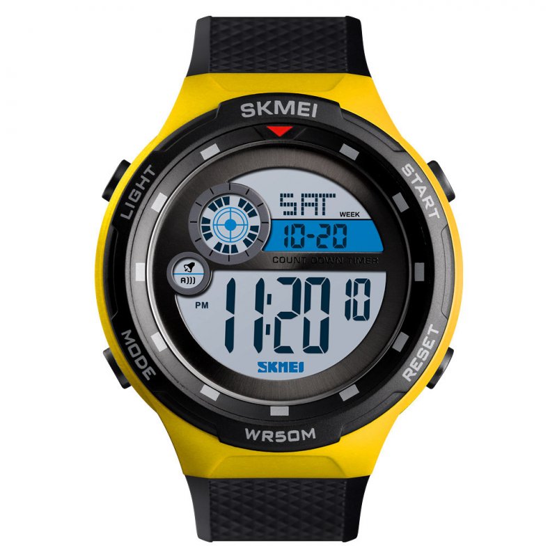 SKMEI 1465 Men Luxury Sport Watch Yellow
