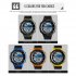 SKMEI 1465 Men Luxury Sport Watch 50M Waterproof Electronic Digital Wristwatch Orange