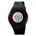 SKMEI 1556 Boys Girls LED Digital Sports Watches Plastic Kids Alarm Date Casual Watch Black 3