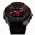 SKMEI 5ATM Waterproof Fashion Men LCD Digital Stopwatch Chronograph Date Alarm Casual Sports Running Wrist Watch 2 Time Zone