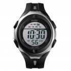 SKMEI Man Boy Wristwatch Digital Display Outdoor Round Dial  Waterproof Calendar Watch Gift black