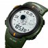 SKMEI Men Electronic Watches Cartoon Astronaut Pattern Dial Led Luminous Alarm Clock Student Sports Wristwatch Oliver white machine