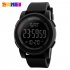 SKMEI Men Sport Watch Alarm Clock Waterproof Multifunction Outdoor Student Digital Watch black