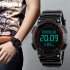 SKMEI Men Sport Watch Waterproof Fashion Outdoor Noctilucent Electronic Watch red