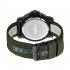 SKMEI Mens Digital Watches Quartz Movement Well sealed Waterproof Time Date Display Nylon Band Wrist Watch Brown