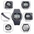 SKMEI Outdoor Sport Men Digital Watch 50M Waterproof Alarm Clock Fashion Watches  Denim Blue