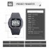 SKMEI Outdoor Sport Men Digital Watch 50M Waterproof Alarm Clock Fashion Watches  Denim Blue