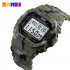 SKMEI Outdoor Sport Men Digital Watch 50M Waterproof Alarm Clock Fashion Watches  Camouflage