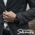 SKMEI Simple Style Fashion Men Quartz Watch Luxury Chic Steel Band 30M Waterproof Men Watches   BLACK