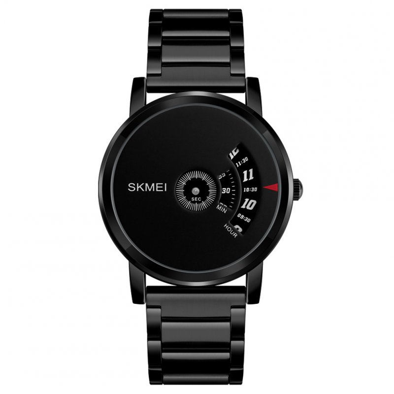 SKMEI Simple Fashion Men Quartz Watch Black