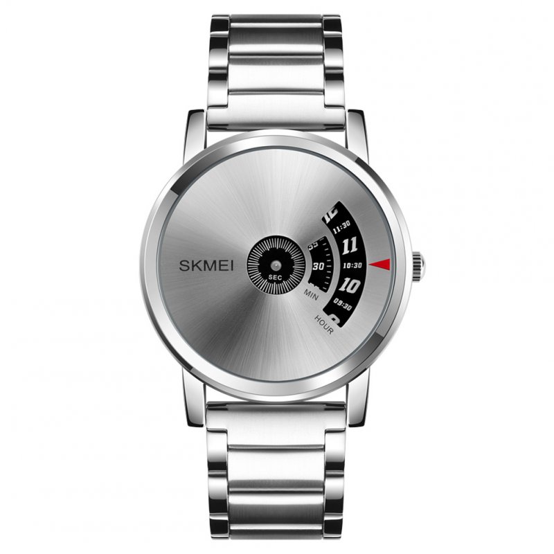 SKMEI Simple Fashion Men Quartz Watch Silver