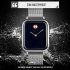 SKMEI Unisex Square Shape Casual Quartz Watch Sliver