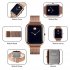 SKMEI Unisex Square Shape Casual Quartz Watch Sliver