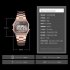 SKMEI Women Fashion Alarm Clock Waterproof Diamond Electronic Watch Silver