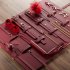 SM Leather Bondage Sets Restraint Kits Bed Restraints Cuffs Blindfold Spanking Paddle Black For Women And Couples red suit