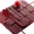 SM Leather Bondage Sets Restraint Kits Bed Restraints Cuffs Blindfold Spanking Paddle Black For Women And Couples red suit