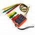 SM852B 3 Phase Sequence Rotation Tester LED Indicator Detector Checker Meter Without Battery  Orange