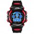 SMAEL 0508 Children s Multi Function Digital Waterproof Electronic Watch with Night Light for Sports Black shell green circle   large