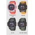 SMAEL Luxury Men Fashion Business Watch Led Digital Sports Quartz Wristwatch Casual Waterproof Calendar Clock Watches black