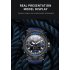 SMAEL Men Sports Watch 50m Waterproof Shockproof Clock Alarm Dual Display Luminous Quartz Wristwatch orange