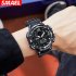 SMAEL Men Sports Watch Fashion Clock 50m Waterproof Luminous Pointer Multi functional Digital Quartz Wristwatch tea green