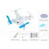SMAO M1 Mini drone with 1MP HD camera  Compatible with Android and IOS  Perfect toy for children and adults alike 