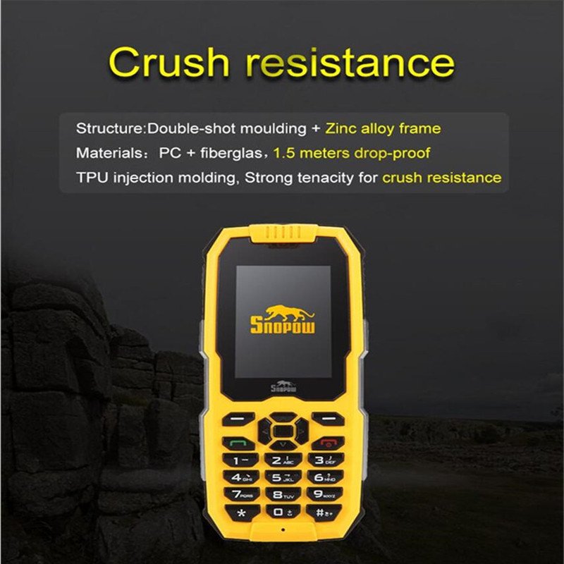 SNOPOW M2 Phone (Yellow)