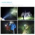 SOLLED High Powered Flashlight Portable 2 In 1 LED Camping Lantern Ultra Bright Tactical Flashlight Handheld Lantern