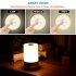 SOLLED Rechargeable LED Bedside Lamp 256 Color Changing RGB Atmosphere Light Mood Light
