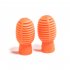 SOLO SD 20 4 Pcs Drum Accessories Silicone Drum Stick Head Rubber Sleeve Drumstick Rubber Case Cover for Percussion Instruments Orange