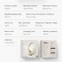 SPACEO3 Wireless Headset over Ear Computer Headphones Anc Noise Canceling Headset Light Grey