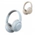SPACEO3 Wireless Headset over Ear Computer Headphones Anc Noise Canceling Headset Light Grey