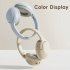 SPACEO3 Wireless Headset over Ear Computer Headphones Anc Noise Canceling Headset Light Grey