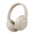 SPACEO3 Wireless Headset over Ear Computer Headphones Anc Noise Canceling Headset Light Grey