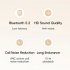 SPACEO3 Wireless Headset over Ear Computer Headphones Anc Noise Canceling Headset Light Grey