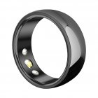 SR300 Smart Ring IP68 Waterproof Smart Ring Health Tracker Titanium Alloy Ring Heart Rate Sleep Blood Oxygen Blood Pressure Monitor Black No. 17
