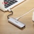 SSK 3Port USB 3 0 Type C Usb Hub Adapter Docking Station Aluminum Type C HDMI Interface   Silver