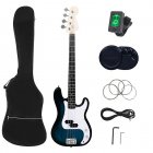ST 4 Strings Electric Bass Guitar For Beginner 21 Frets Bass Guitar With Strings Amp Tuner Connection Cable Wrenches Kit as picture shown