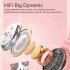 STN26 Headphones With Built in Microphone Colorful Lights Cat Ear Shape Over Ear Wireless Headphones For Boys Girls Kids black
