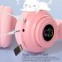 STN26 Headphones With Built in Microphone Colorful Lights Cat Ear Shape Over Ear Wireless Headphones For Boys Girls Kids black