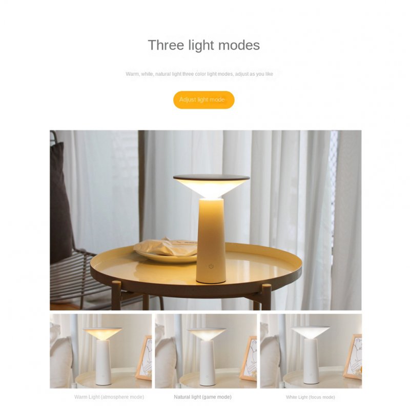 Portable Led Table Lamp Stepless Dimming Eye Protection Usb Bedside Bedroom Night Lights For Bars Restaurants 
