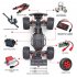 SUBOTECH BG1518 1 12 2 4G 4WD High Speed 35Km h Off Road Partial Waterproof RC Car red