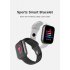 SX16 Smart Bracelet Watch 1 3inch TFT Screen Bluetooth4 0 Blood Pressure Heart Rate Monitor Fitness Tracker Wristband Black shell blue PU strap