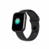 SX16 Smart Bracelet Watch 1 3inch TFT Screen Bluetooth4 0 Blood Pressure Heart Rate Monitor Fitness Tracker Wristband Black shell black steel belt