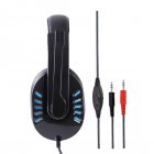 SY755MV Fashion Wired Gaming Headset Earphone for Computer SY755MV black and blue PC does not shine headphones with packaging