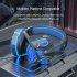 SY830MV Wired Headsets Over Ear Stereo Earphones Cool Lighting Gaming Headset for Smart Phones Computer Laptop Tablet Black Red