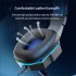 SY830MV Wired Headsets Over Ear Stereo Earphones Cool Lighting Gaming Headset for Smart Phones Computer Laptop Tablet Black Red