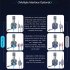 SY830MV Wired Headsets Over Ear Stereo Earphones Cool Lighting Gaming Headset for Smart Phones Computer Laptop Tablet Black Red